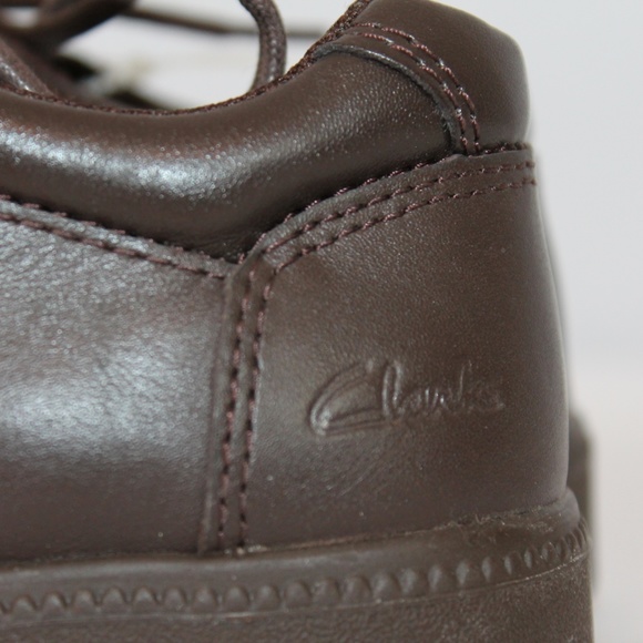Clarks Shoes Clarks School Dress Shoes Brown Leather Boys New